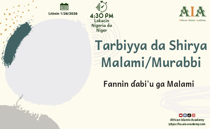 Fannin ɗabi'u ga Malami