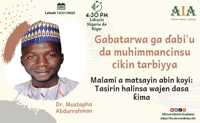 Malami a matsayin abin koyi: Tasirin halinsa wajen dasa ƙima