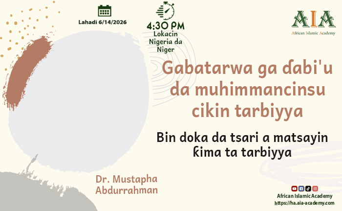 Bin doka da tsari a matsayin ƙima ta tarbiyya